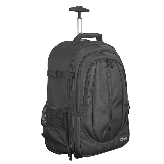 Hiffin 2-in-1 Convertible Backpack Rolling Case for Cameras and Gear with Great Capacity, User-Friendly Design, and Durable Waterproof Construction - Travel in Style and Convenience!