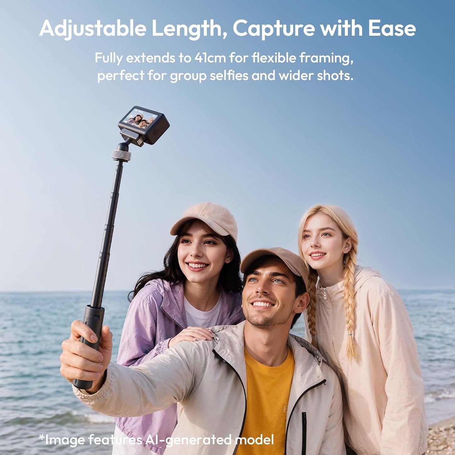 ULANZI MT95 Tripod Mag Quick Release Dual 360 Ball Head 3in1 DJI Action 5/4/3 Osmo360