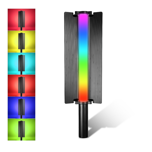 HF-600 Professional RGB Stick Light | 24W Power | CCT 2500K-9900K | 5200mAh Battery | 24 Effects