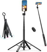 ULANZI SK-21 71'' Magnetic Selfie Stick Tripod w Remote, Auto Open