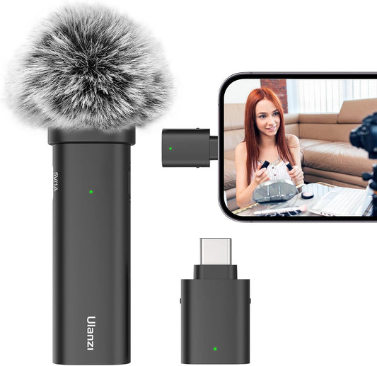 ULANZI WM10 Wireless Lavalier Microphone for Smartphone Video Recording