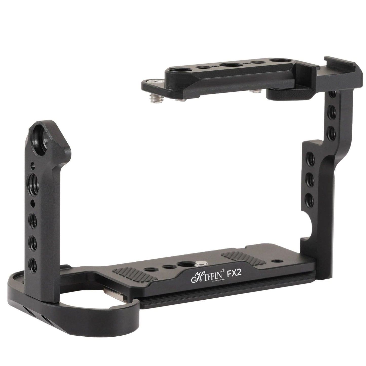 FX2 Metal Camera Cage Arca-Type Quick Release Cold Shoe 1/4″ & 3/8″ Thread Mount