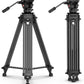 ULANZI MT-81 61in/155cm Camera Tripod 360° Fluid Head Aluminum 8kg Load