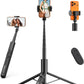 ULANZI SK27 61'' Extendable Phone Tripod/Selfie Stick, Bluetooth Remote