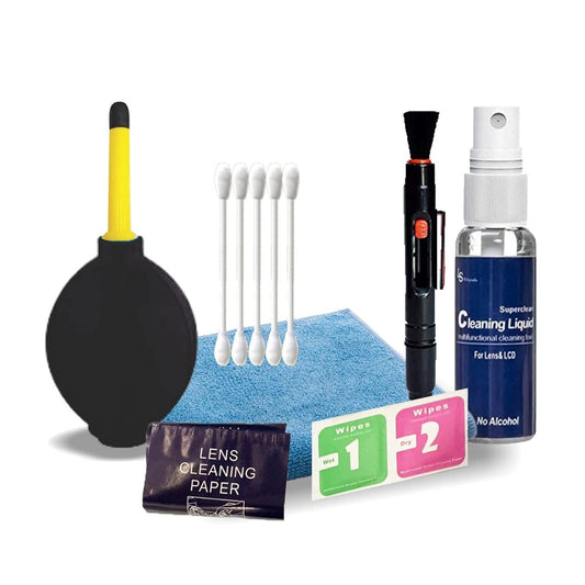 HIFFIN® 7 in 1 Care and Lens Cleaning kit for Nikon Canon Sony All Digital & flim Camera Lenses,binocluars, LCD Screens