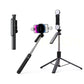HF-16K 4-in-1 Selfie Stick Tripod w/ LED, 3 Modes, Remote