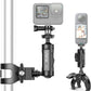 ULANZI R105 Super Clamp with 360° Dual Ballhead Arm, Y-Claw Mount for GoPro, Insta360, DJI
