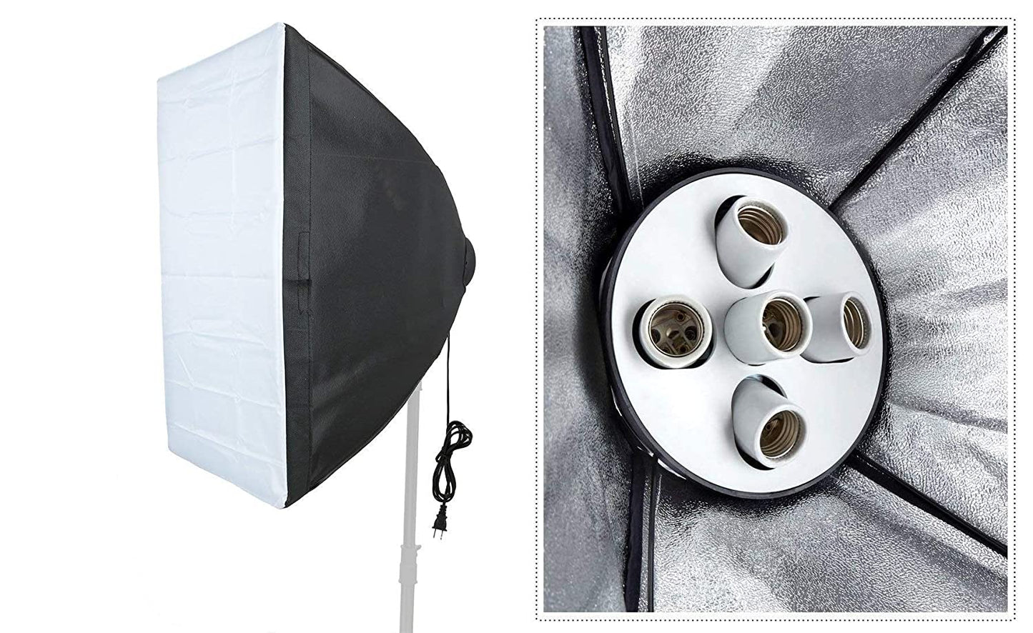 HIFFIN® Set Photography Equipment Kit 50cmx70cm Softbox Without Holder (SoftBox Only)