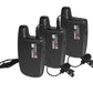 LENSGO LWM-308C Dual-Channels Lavalier Wireless Microphone - 2 Transmitter & 1 Receiver 50 Meter Range 8 Hour Battery for DSLR Camera Smartphones Gimbal Video Vlog Interview Clip-on Lapel Mic (2 TX & 1 RX)