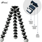 HIFFIN 13 inch/33.02 CM Jumbo Flexible Gorillapod Tripod with Mobile Attachment for DSLR, Action Cameras & Smartphones(Black)(Gorilla Jumbo Tripod 13 + 3 inches with Holder R)