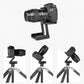 HIFFIN® Foldable Z Pan Tilt Tripod Head Quick Release Plate Holder for DSLR Camera Camcorder Photography Accessory - 1 Piece (Black) (Z Plate)