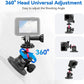 ULANZI Magnetic Camera Mount, 360° Ball Head, 6 Magnets for Action Camera