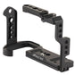 FX2 Metal Camera Cage Arca-Type Quick Release Cold Shoe 1/4″ & 3/8″ Thread Mount