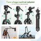ULANZI JJ06 GlideGo Carbon Fiber Video Tripod, Dual 360° Pan Head, 73.6 inch Max Height, 11 lb Load