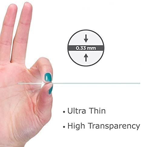 Hiffin LCD Screen Protector Clear Tempered Glass Film Camera LCD Screen Protector Guard 6 Layer (LCD PLAIN CANON 200D/200D II)