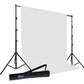 HIFFIN Photography Backdrop Stand Kit with (8*12) White Muslin Curtain
