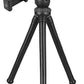 HIFFIN Flexible Gorillapod Tripod with 360° Rotating Ball Head Tripod for All DSLR Cameras(Max Load 2.5 kgs) & Mobile Phones + Free Heavy Duty Mobile Holder(Black) 304.8 MM (12 Inch, Black)