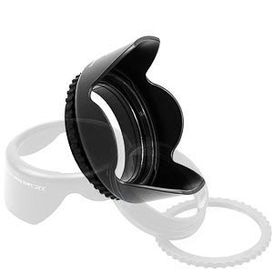 HIFFIN 52mm Flower Lens Hood Screw Mount for Canon Nikon Sony Olympus Pentax & All Other Digital SLR Cameras (52mm Flower Lens Hood)