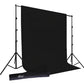 HIFFIN Photography Backdrop Stand Kit (9ft*9ft) with Black (8*12) Muslin Support System