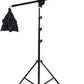 HIFFIN® E27 IV Point Studio Double Holder Kit Umbrella White + Studio Light Stand 9 FT Bulb Holder KIT Mark IV | 4 Double Holder | 4 Light Stand 9ft | 4 Umbrella |1 Boom