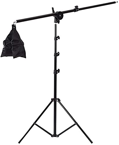 HIFFIN E27 3 Point Studio Triple Holder Kit Umbrella White + Studio Light Stand 2.7432M (9 FT) Bulb Holder KIT Mark III | 3 Triple Holder | 3 Light Stand 9ft | 3 Umbrella | 9 20 W LED Bulb | 1 Boom | 1 Bag