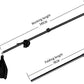 HIFFIN® E27 4 Point Studio Holder Kit Umbrella White + Studio Light Stand 9 FT Bulb Holder KIT Mark IIII | 4 Triple Holder | 4 Light Stand 9ft | 4 Umbrella | 12 x 20 W LED Bulb | 1 Boom | 1 Bag