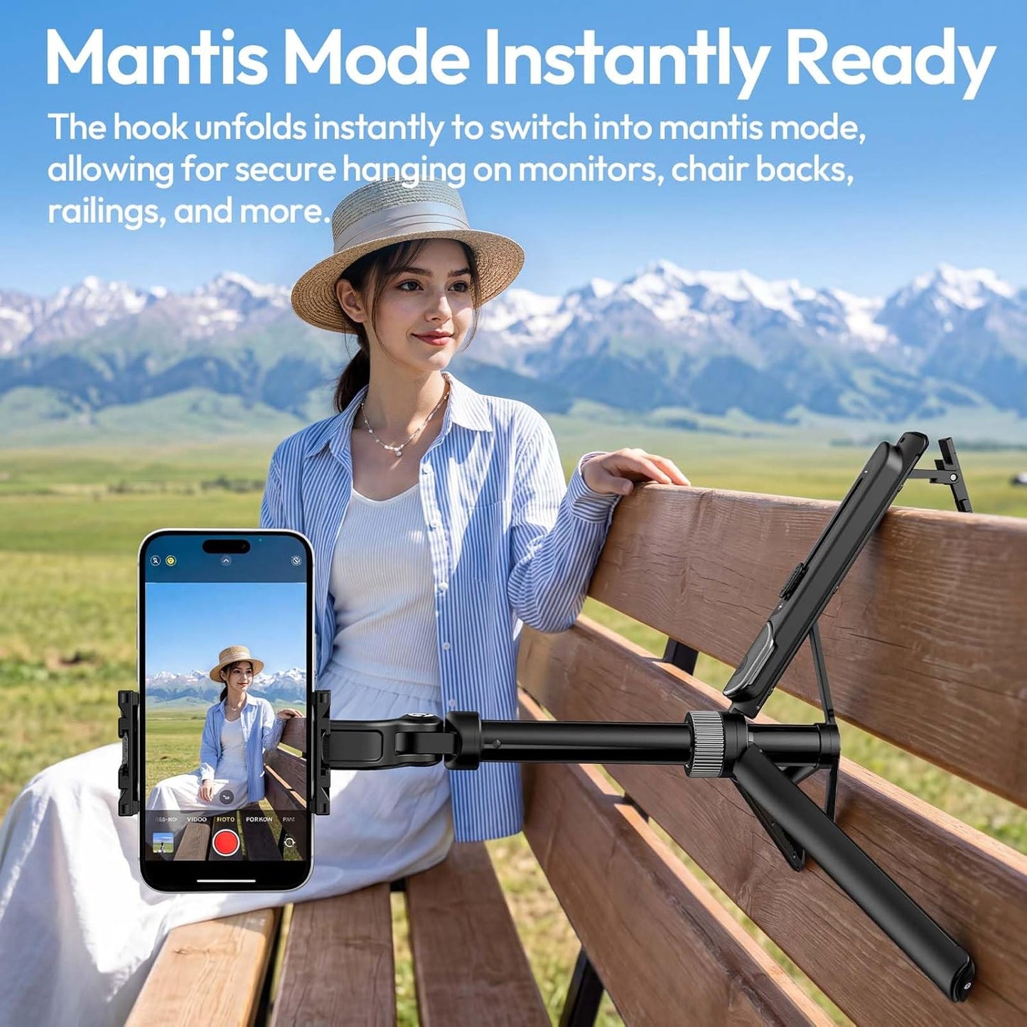 ULANZI TT86 Magnetic Tripod for iPhone 17, 35" Selfie Stick, Remote