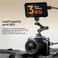 HD02 10" Magic Arm Super Clamp, Camera Mount, 1/4" 3/8"Pins NATO Rail
