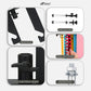 3-Roller Backdrop Stand & Wall Mount with 2 Hooks, 6 Bars & 3 Chains