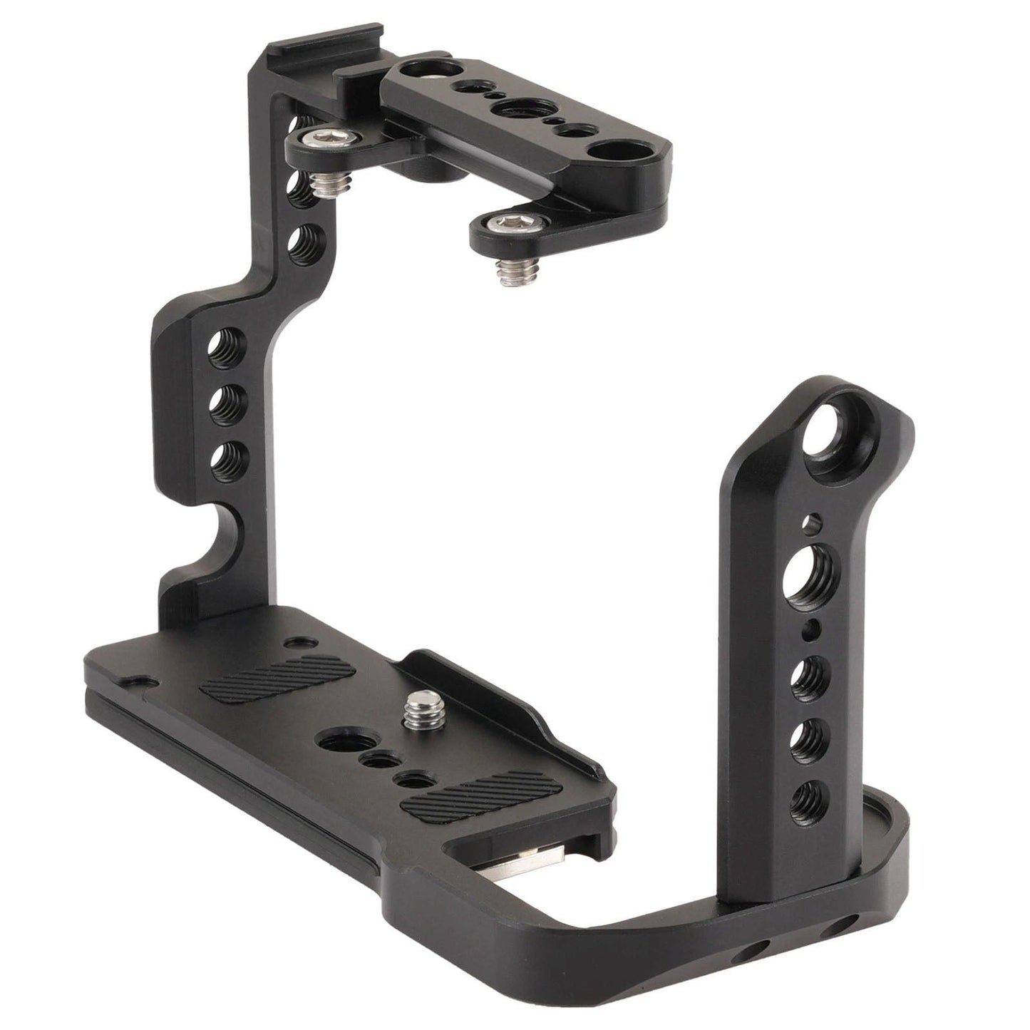 FX2 Metal Camera Cage Arca-Type Quick Release Cold Shoe 1/4″ & 3/8″ Thread Mount