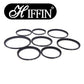 HIFFIN Lens Filter Step Up and Step Down CONVERTION Rings Set 16Pcs 49 mm-82 mm and 82 mm-49Mm As Hood