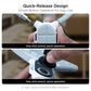 Magnetic Neck & Chest Mount | 360° POV Vlog Holder with Quick-Release Grip, IPhone & Android