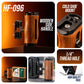 HF-096 Wooden Camera Cage Handle Grip with Cold Shoe & 1/4"-20 Mount