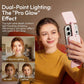 Ulanzi GL01 Magnetic Selfie Light Dual LED 2700-6500K Type-C Rechargeable MagSafe iPhone Pink/Black