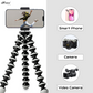HIFFIN 13 inch/33.02 CM Jumbo Flexible Gorillapod Tripod with Mobile Attachment for DSLR, Action Cameras & Smartphones(Black)(Gorilla Jumbo Tripod 13 + 3 inches with Holder R)