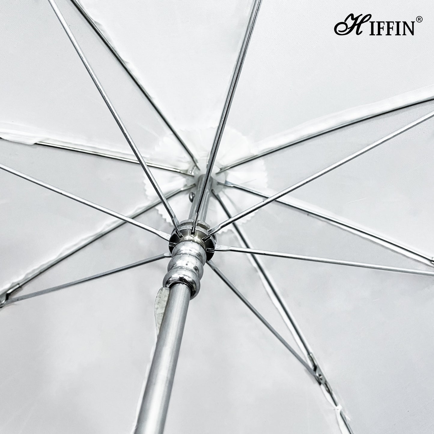 HIFFIN® Professional White Umbrella 100cms 36 inch/91cm for Photography Studio Light Flash, Camera Flash, Video Light 2 Pcs Combo