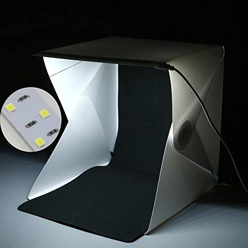 HIFFIN® Foldable Lightbox 23 cm Portable Light Room Photo Studio Photography Backdrop Mini Cube Box Lighting Tent Kit 22.6 * 23 * 24cm