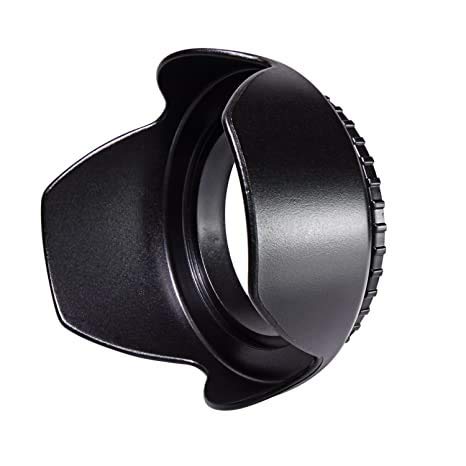 HIFFIN 52mm Flower Lens Hood Screw Mount for Canon Nikon Sony Olympus Pentax & All Other Digital SLR Cameras (52mm Flower Lens Hood)