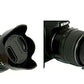 HIFFIN 58mm Flower Lens Hood Screw Mount for Canon Nikon Sony Olympus Pentax & All Other Digital SLR Cameras (58mm Flower Lens Hood)