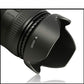 HIFFIN 58mm Flower Lens Hood Screw Mount for Canon Nikon Sony Olympus Pentax & All Other Digital SLR Cameras (58mm Flower Lens Hood)