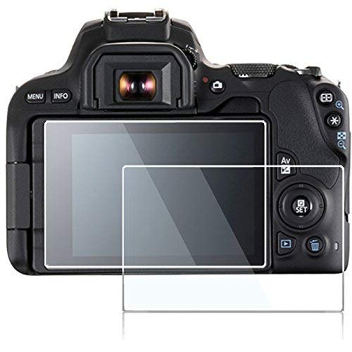 HIFFIN® LCD Screen Protector Clear Tempered Glass Film Camera LCD Screen Protector Guard 6 Layer for Canon Camera for Nikon (200-D for Canon)