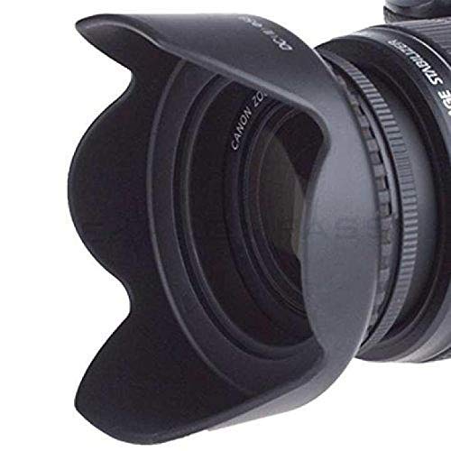 HIFFIN 52mm Flower Lens Hood Screw Mount for Canon Nikon Sony Olympus Pentax & All Other Digital SLR Cameras (52mm Flower Lens Hood)