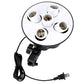 HIFFIN® Set Photography Equipment Kit 50cmx70cm Softbox with 5 in 1 E27 Photo Studio Bulb Holder Base Socket Lamp Bulb Holder Adapter for Photo Video...