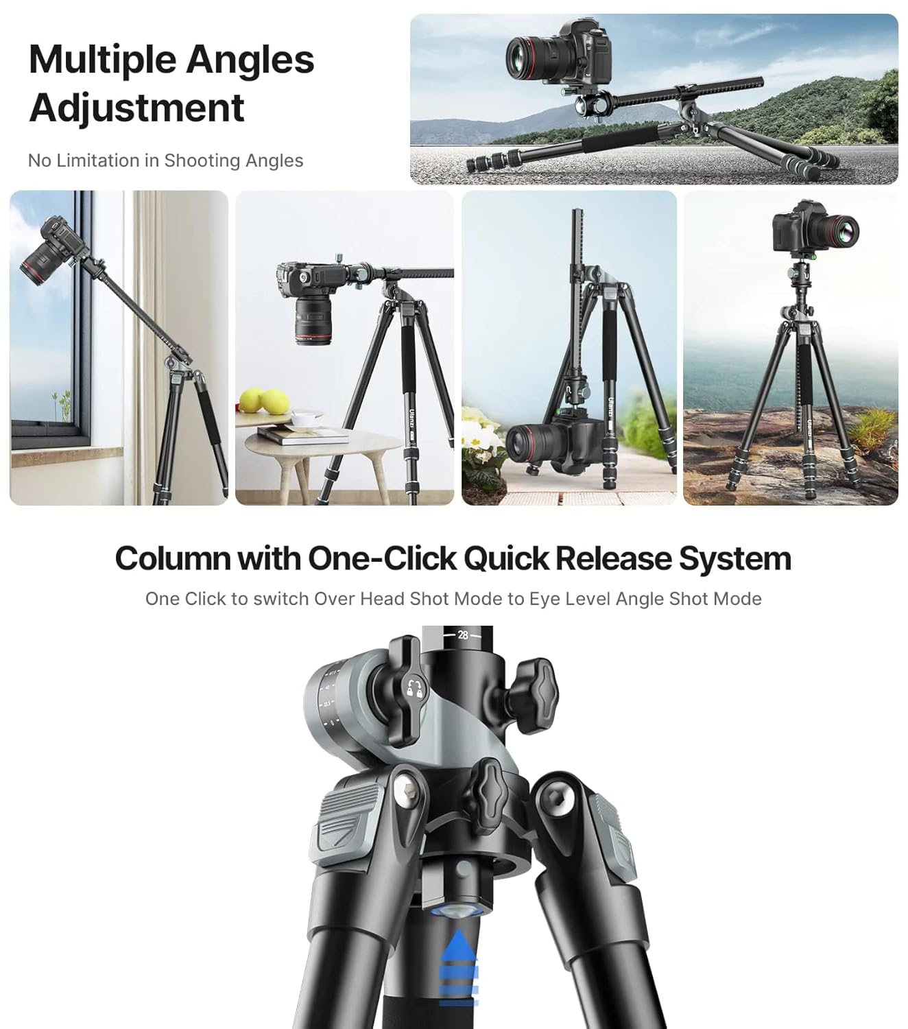 Ulanzi MT-59 Multifunction Camera Monopod Tripod