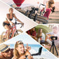 HIFFIN Flexible Gorillapod Tripod with 360° Rotating Ball Head Tripod for All DSLR Cameras(Max Load 2.5 kgs) & Mobile Phones + Free Heavy Duty Mobile Holder(Black) 304.8 MM (12 Inch, Black)