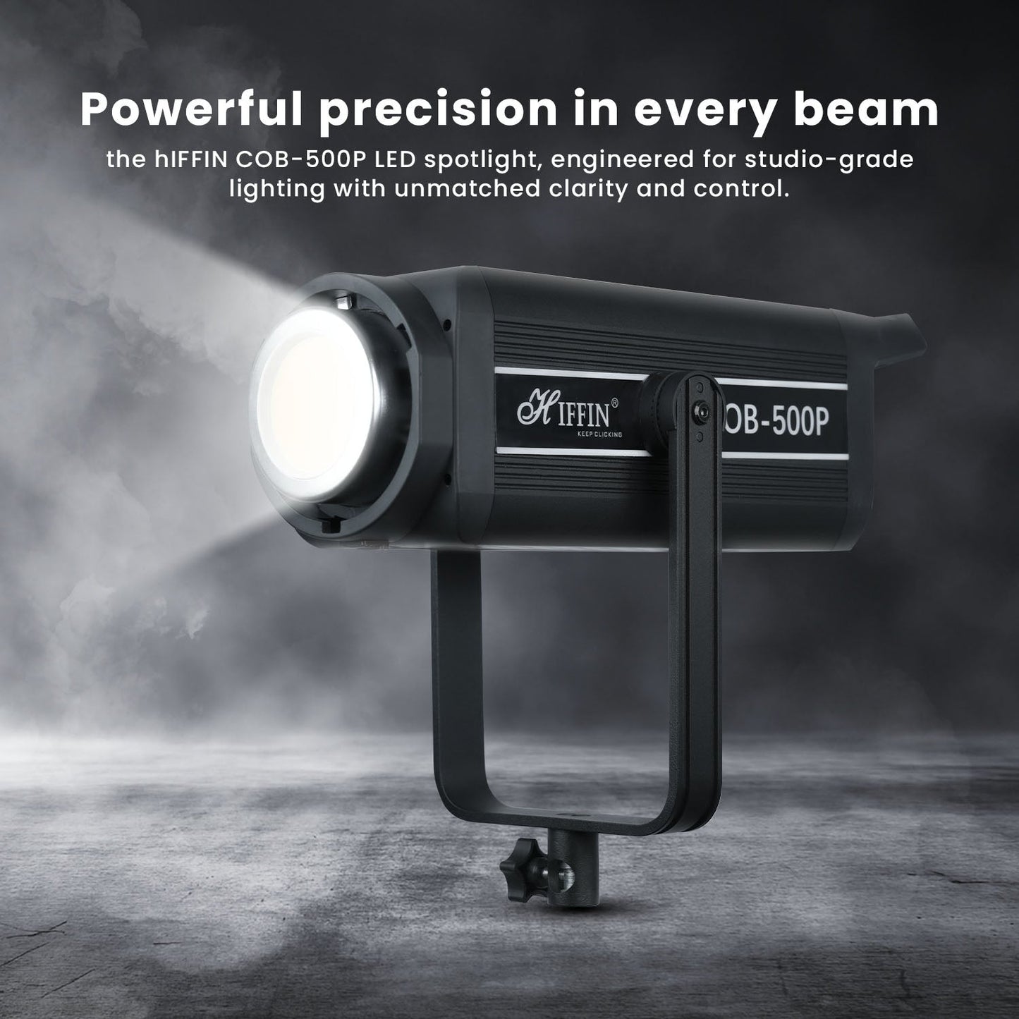 500 Watt Continuous Light For Photography, 2800-6800 CCT, 9FX MODE, 10-100% Brightness | Remote Control