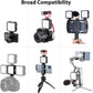 Ulanzi VL49 2000mAh LED Video Light, 3 Cold Shoe Mounts, Type C Charging
