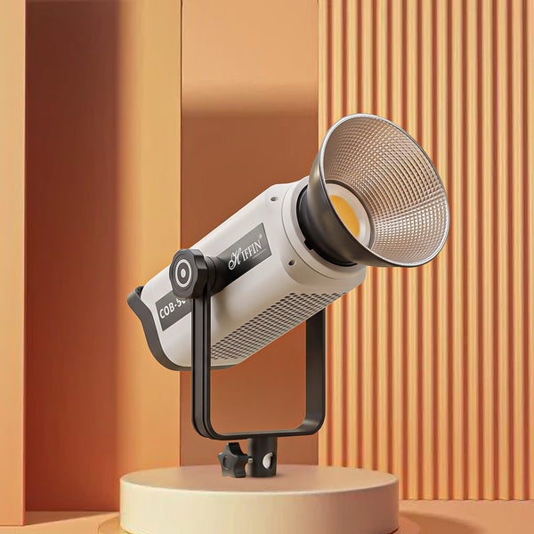 COB-500P Pro Bi-Color LED Video Light 51,800Lux Brightness 2800–6800K CCT Silent Cooling Bowens Mount