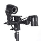 HIFFIN® Branded E27 Double Light Combo Socket with Light Stand Swivel Mount & Umbrella Holder for Photography, Film, & Video Studio