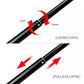 HIFFIN 118"/3 Meters Ultra Long Selfie Stick for GoPro Max Hero 9 8 7 6 5 4 3+, Insta 360 One R One X, DJI Osmo Action, Extendable at 6 Lengths Carbon Fiber Lightweight Pole Monopod .